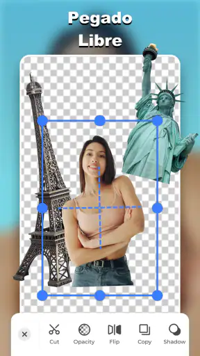 Cortar y Pegar Foto Editor IA screenshot