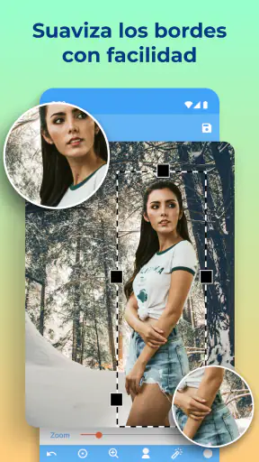 Cortar y pegar fotos screenshot