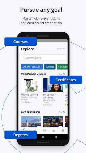 Coursera: Mejora tu carrera screenshot