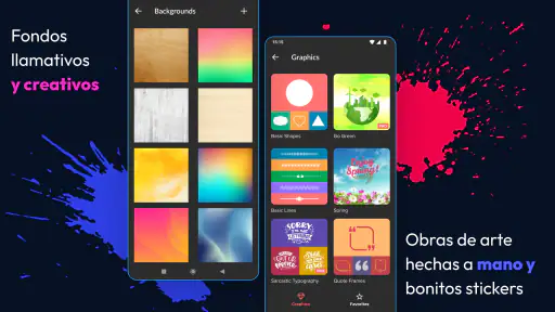 Crea pósters - Diseño gráfico screenshot