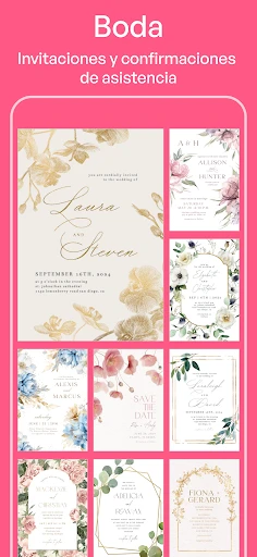 Crea Tarjetas de Invitación screenshot