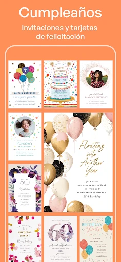 Crea Tarjetas de Invitación screenshot