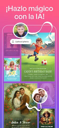 Crea Tarjetas de Invitación screenshot