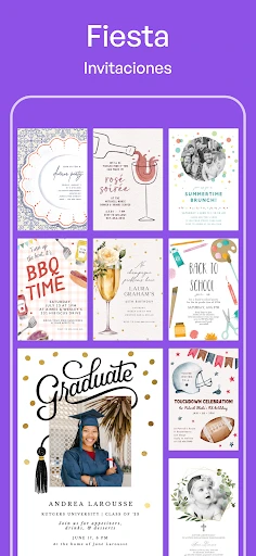 Crea Tarjetas de Invitación screenshot