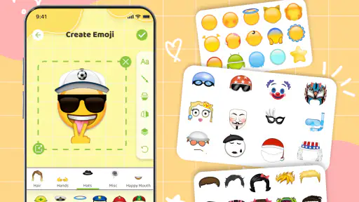 Creador de emojis divertidos screenshot