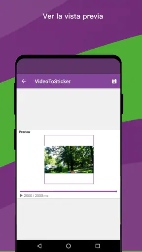Creador de stickers animados screenshot