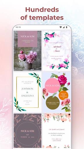 Creador de tarjetas de boda screenshot