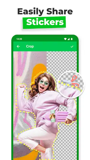 Crear stickers - WA Stickers screenshot