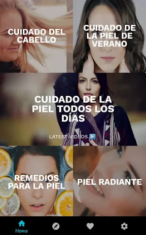 cuidado piel y cuidado cara screenshot