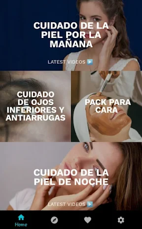 cuidado piel y cuidado cara screenshot