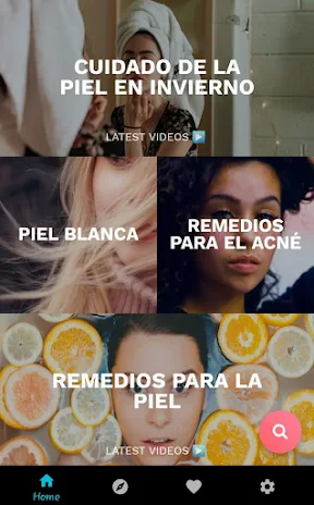 cuidado piel y cuidado cara screenshot