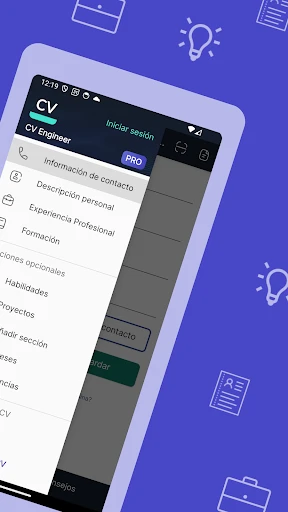 Currículum Vítae - CV Engineer screenshot