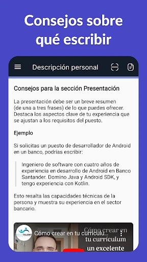 Currículum Vítae - CV Engineer screenshot