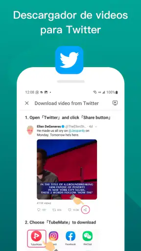 Descargador de videos y música screenshot