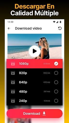 Descargador videos HD - Vidow screenshot