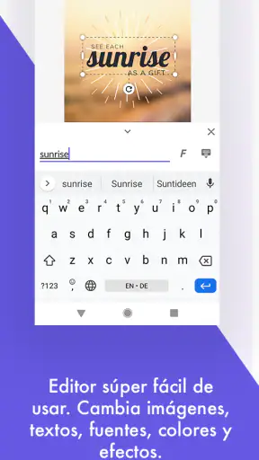 Desygner: Diseño Gráfico Fácil screenshot