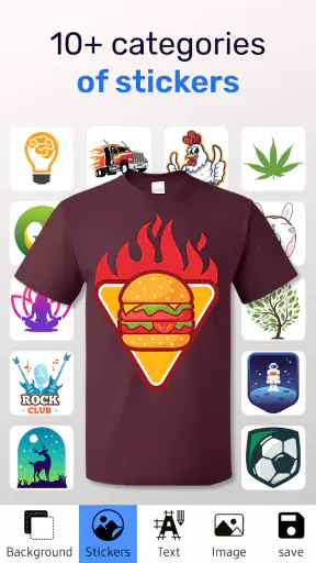 Diseñador de camisetas: Crear screenshot