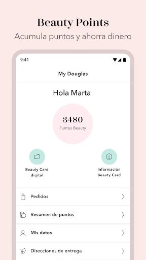 Douglas Cosmetics Spain screenshot