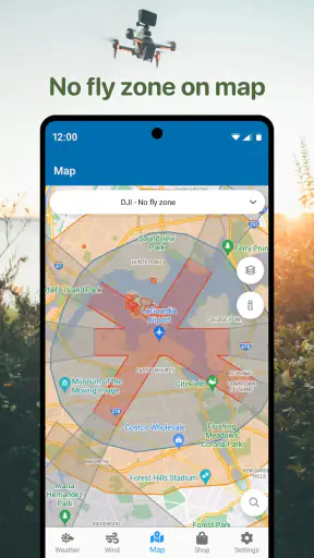 Drone Forecast: DJI UAV Volar screenshot