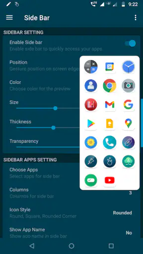 Edge Side Bar - App Shortcuts screenshot