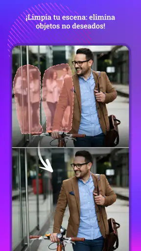 Edición de fotos, cambiador screenshot