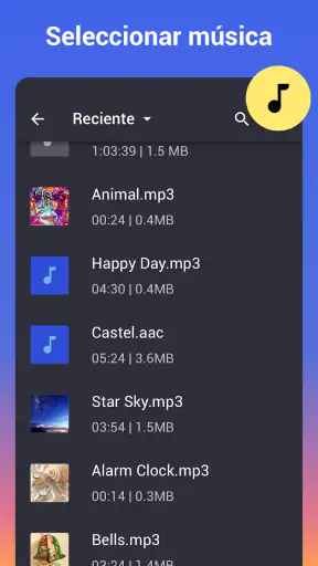 Editor de Audios: cortar audio screenshot