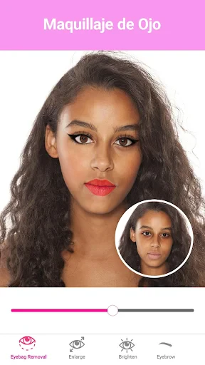 Editor de Maquillaje en Fotos screenshot