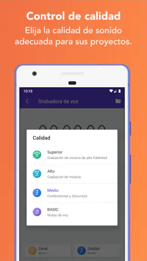 Editor y cortador de música screenshot