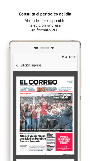 El Correo screenshot