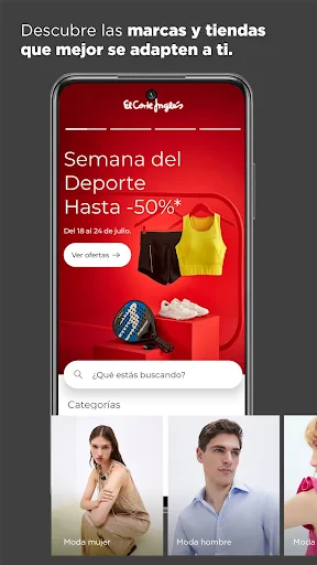 El Corte Inglés screenshot