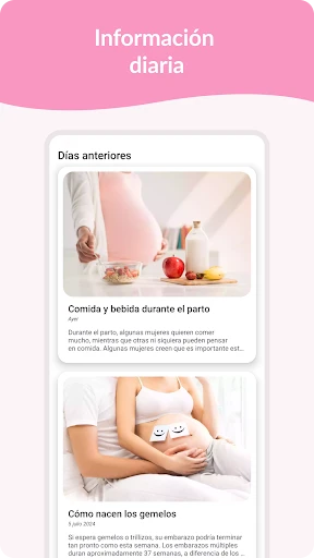 Embarazo: Calendario Diario screenshot