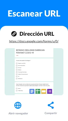 Escaner de códigos QR y barras screenshot