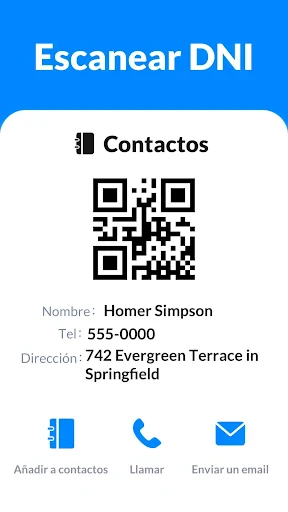 Escaner de códigos QR y barras screenshot