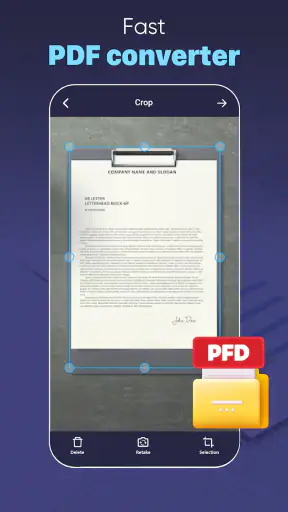Escáner de PDF: texto OCR screenshot