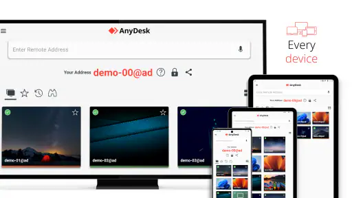 Escritorio remoto AnyDesk screenshot