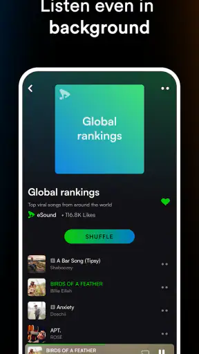 eSound: Reproductor Música MP3 screenshot