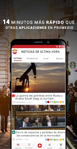 España ultimas noticias screenshot