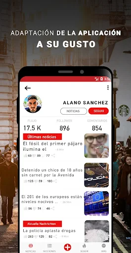 España ultimas noticias screenshot