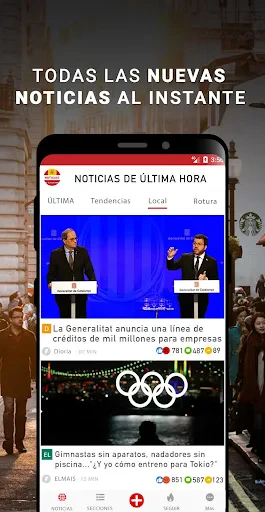 España ultimas noticias screenshot