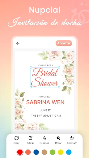 fabricante de tarjetas screenshot