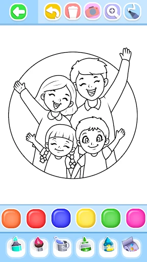 Family Love Coloring Book screenshot