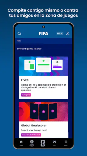 FIFA la aplicación oficial screenshot
