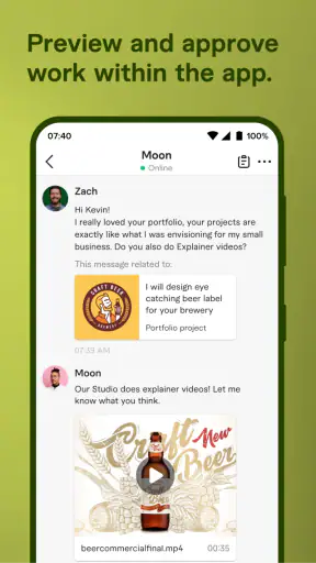 Fiverr - Servicios freelance screenshot