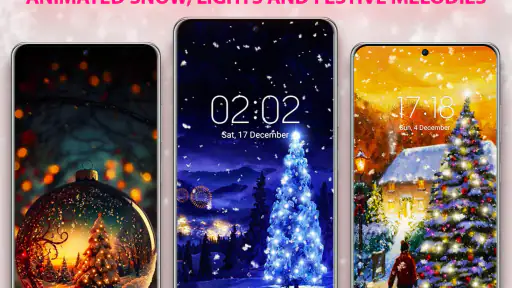 Fondo animado árbol de navidad screenshot