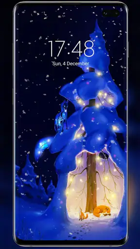 Fondo animado árbol de navidad screenshot