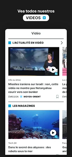 FRANCE 24 - Noticias 24/7 screenshot