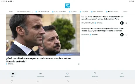 FRANCE 24 - Noticias 24/7 screenshot