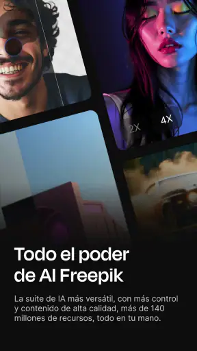 Freepik: Diseña y edita con IA screenshot