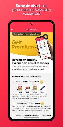 Gelt: Gana cashback screenshot