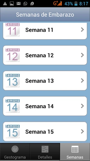 Gestograma - Embarazo Facemamá screenshot